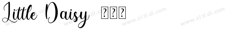 Little Daisy字体转换